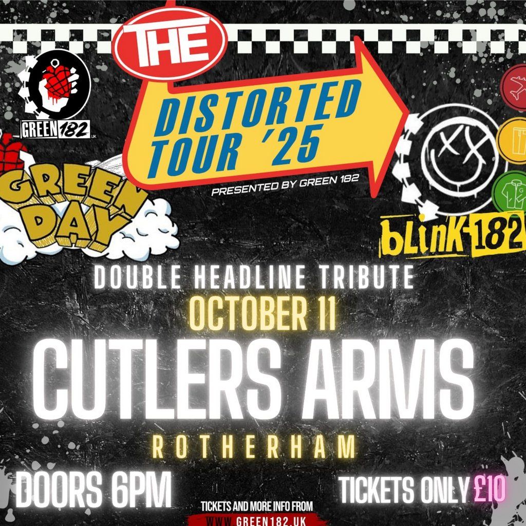 GREEN 182 Brings the Distorted Tour '25 to Rotherham, 11 October | Event in Sheffield | AllEvents