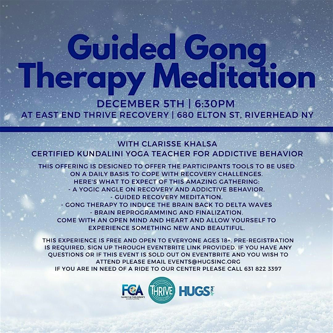 Guided Gong Therapy Meditation, 5 December | Event in Riverhead | AllEvents