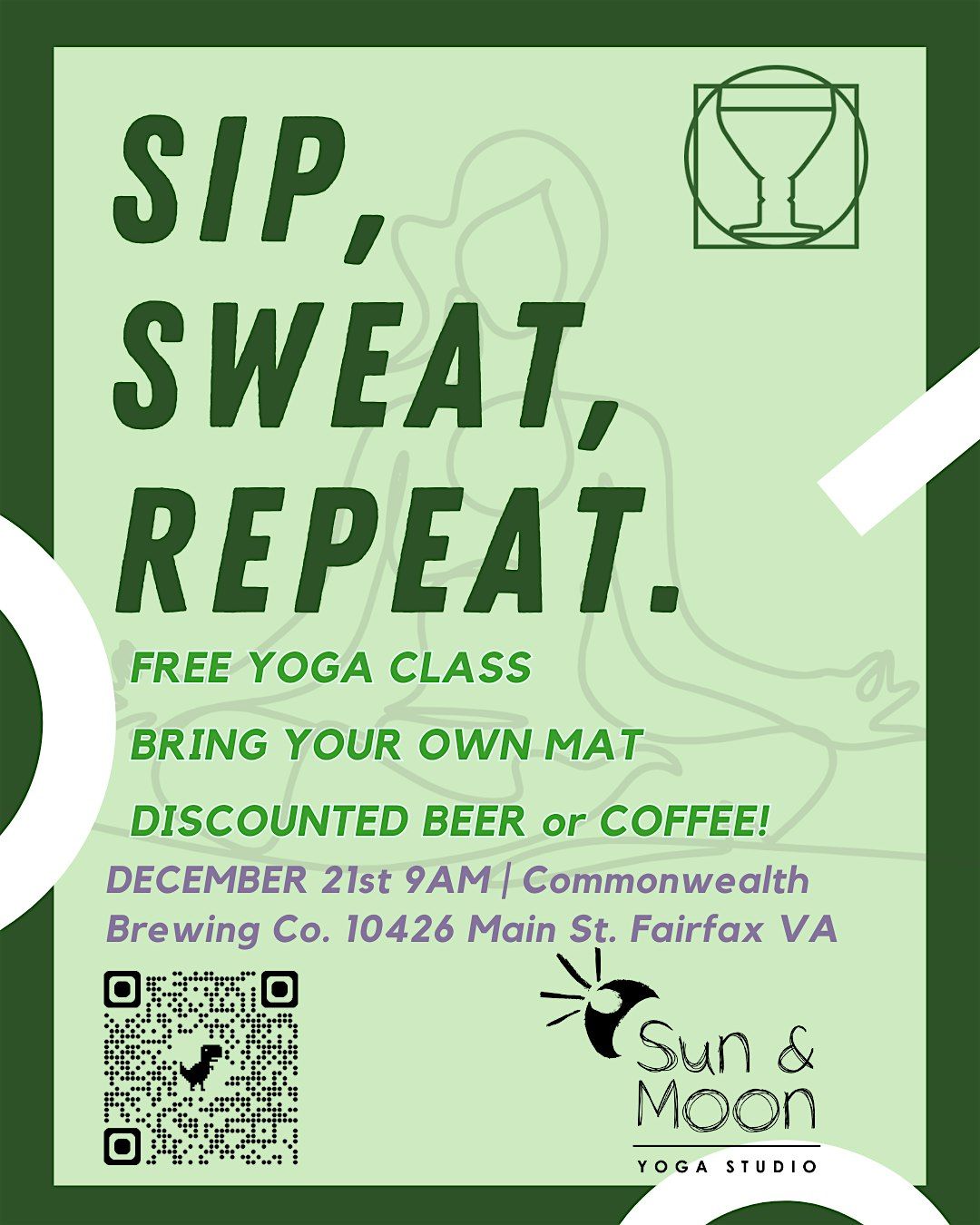 SIP, SWEAT, REPEAT., 21 December | Event in Fairfax | AllEvents