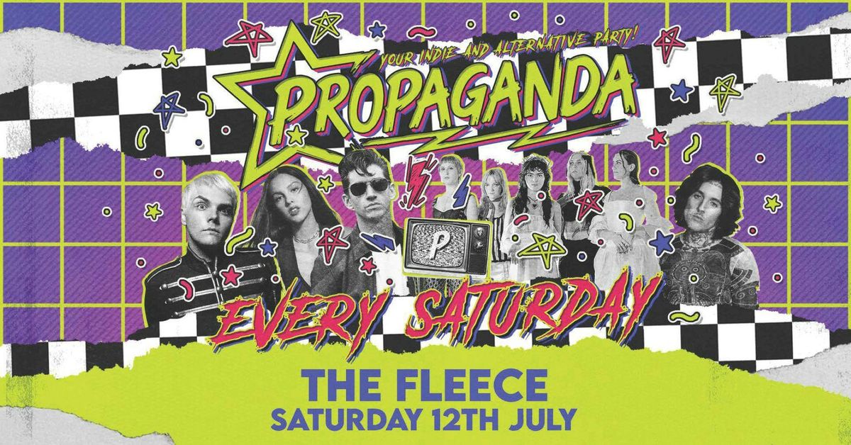 Propaganda Bristol - Indie &amp; Alternative Party!, 12 July | Event in Bristol | AllEvents