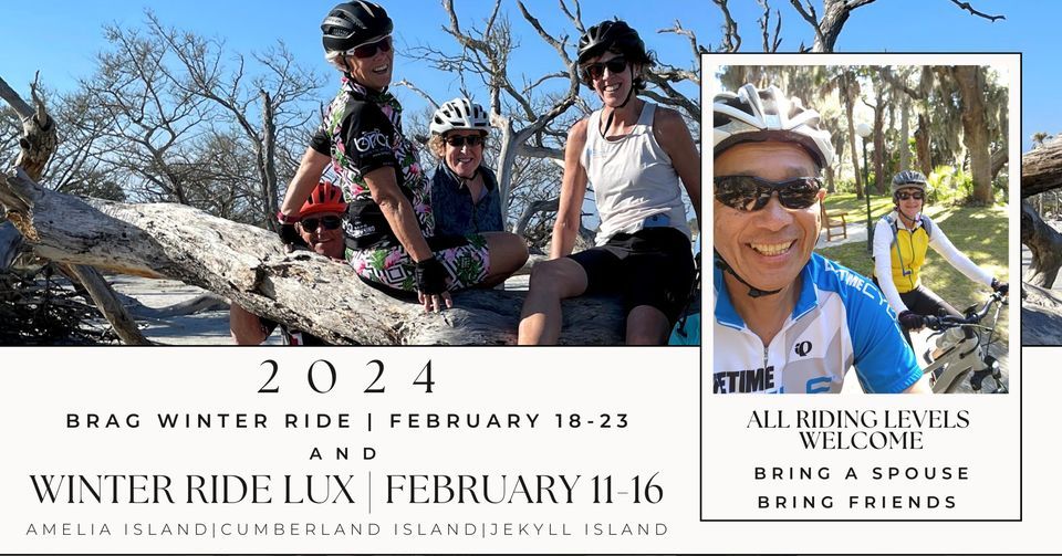 BRAG Winter Ride LUX, Amelia Island, Kings Bay, February 11 2024