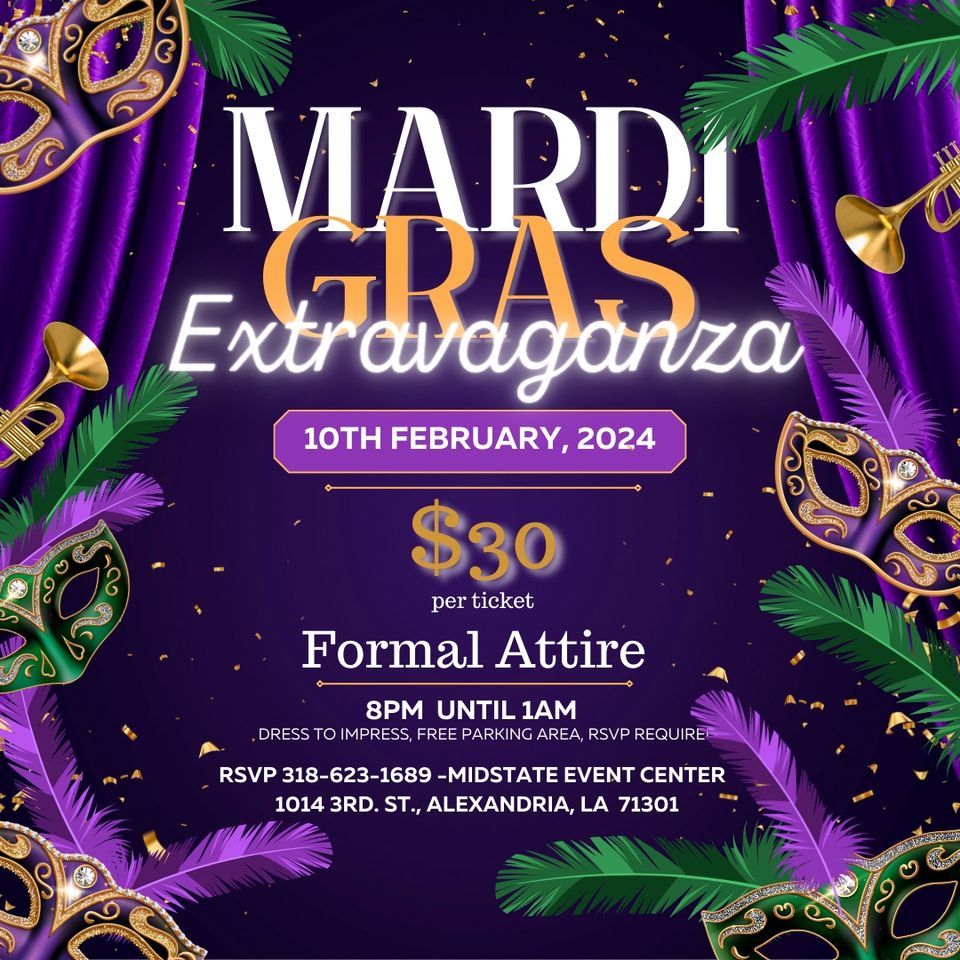Mardi Gras Extravaganza 1014 3rd St Alexandria La 10 February To 11 mardi-gras-extravaganza-1014-3rd-st-alexandria-la-10-february-to-11