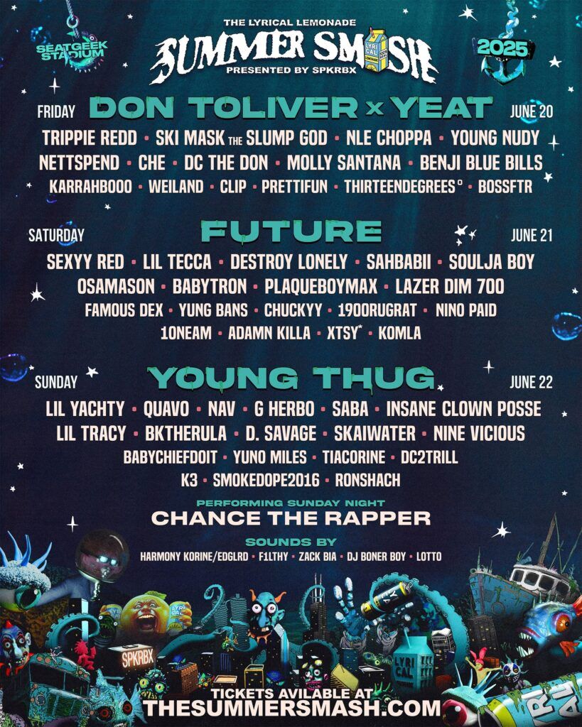 Summer Smash Festival: Don Toliver  Yeat & Trippie Redd - Friday, 19 June | Event in Bridgeview | AllEvents