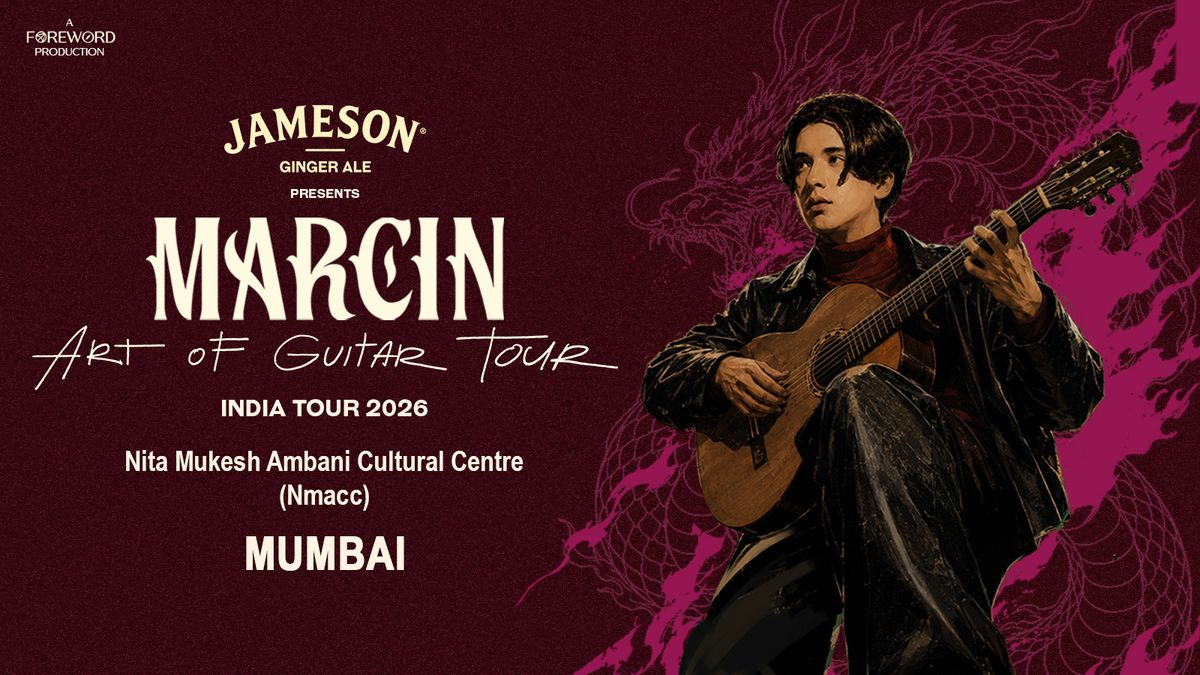 Jameson Ginger Ale Marcin Art of Guitar Tour — event poster