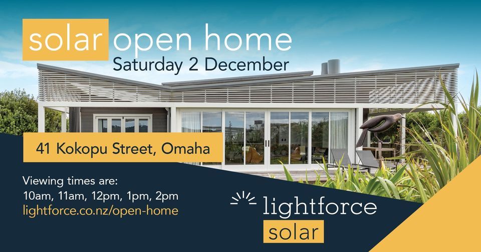 Solar Open Home, 41 Kokopu Street, Omaha, Auckland, 2 December 2023 ...