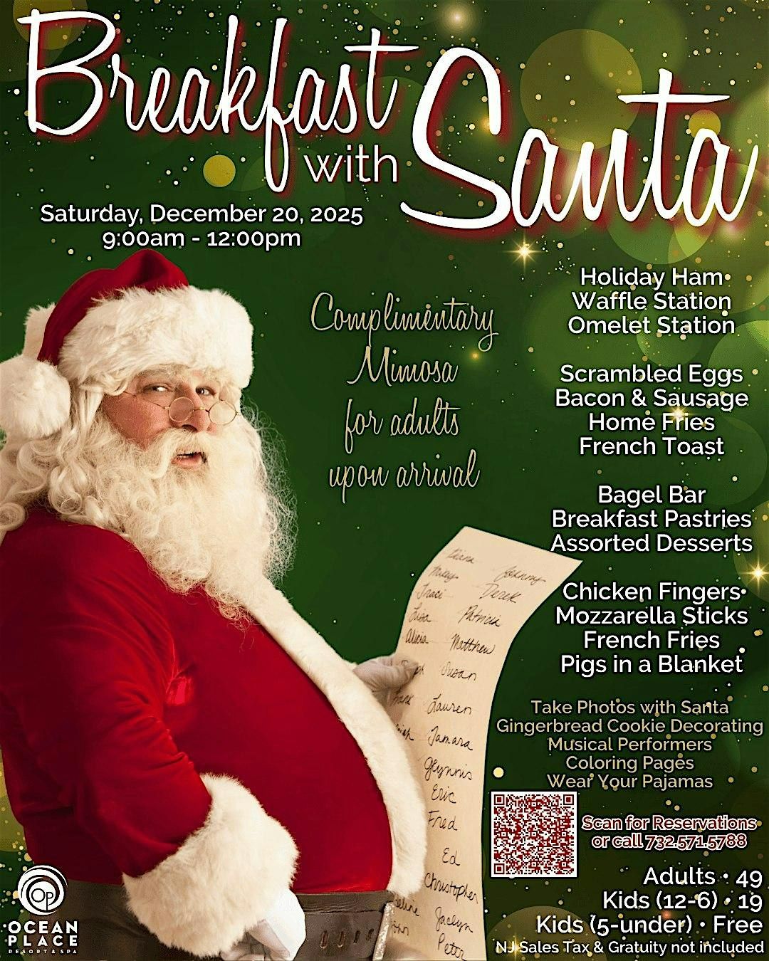Breakfast with Santa, 20 December | Event in Long Branch | AllEvents