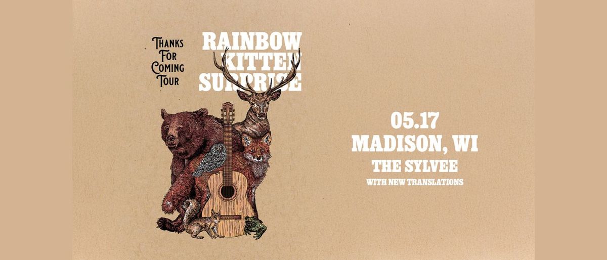 Rainbow Kitten Surprise with The New Translations, 18 May | Event in Madison | AllEvents