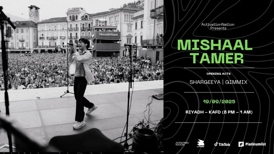 Mishaal Tamer Live in Riyadh, 19 September | Event in Riyadh | AllEvents