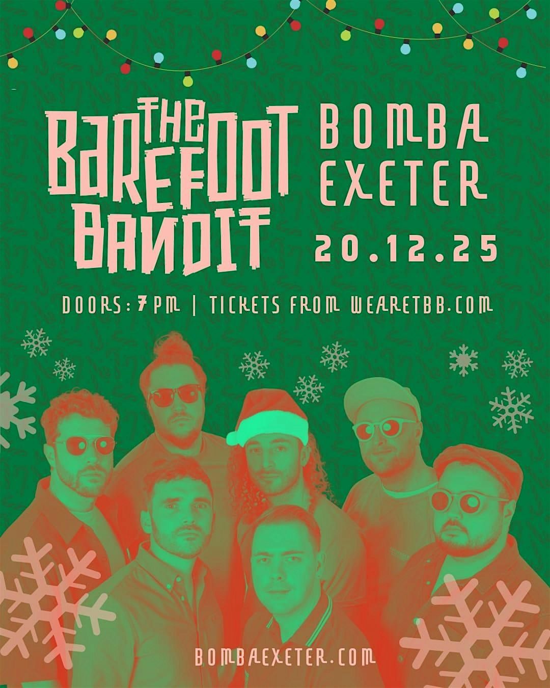 THE BAREFOOT BANDIT live at Bomba, Exeter Christmas Special plus support, 20 December | Event in Exeter | AllEvents