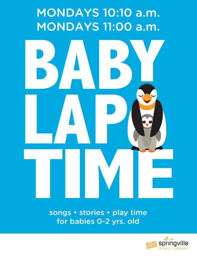 Baby Lap Time, Springville Library, August 14 2023 AllEvents.in