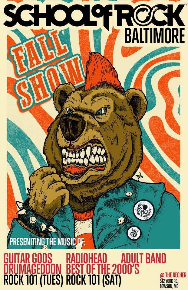 School of Rock "End of Season Showcase" , Recher Theatre, Towson, 28