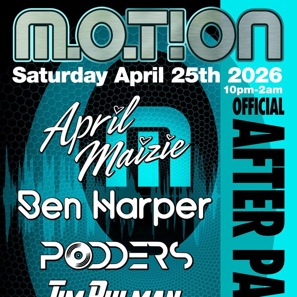 Motion - The Official After Party, 25 April | Event in Derby | AllEvents