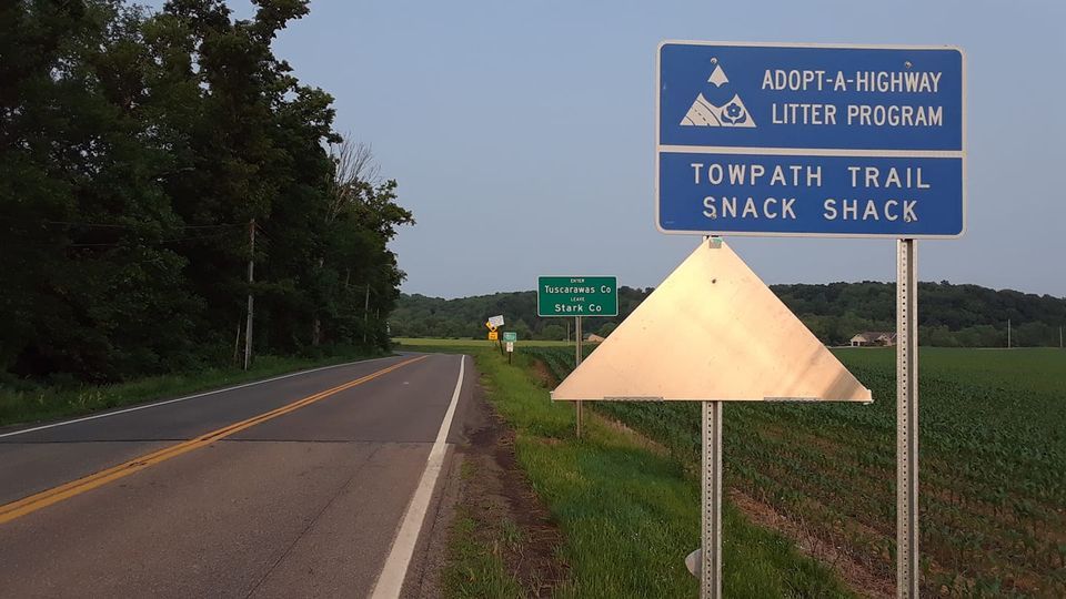 OhioErie Canal Scenic Byway Trash Trek (Bolivar Rt 212), Ohio & Erie