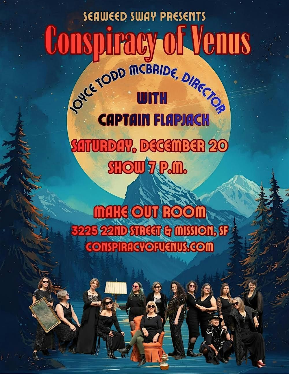 Seaweed Sway Presents: A Winter Solstice Celebration w/ Conspiracy of Venus, 20 December | Event in San Francisco