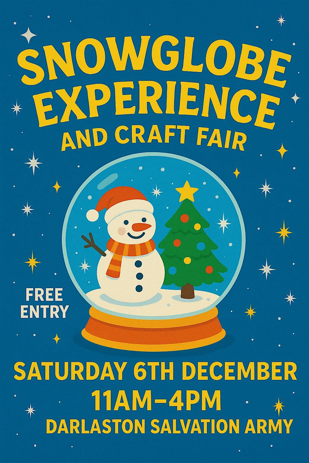 Snowglobe and craft fair, 6 December | Event in Darlaston | AllEvents