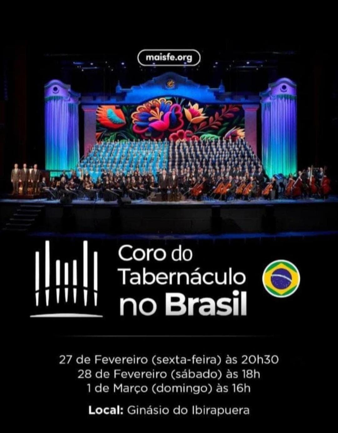 Apresentação do Coro do Tabernáculo - Transmissão no Youtube, ONLINE ...