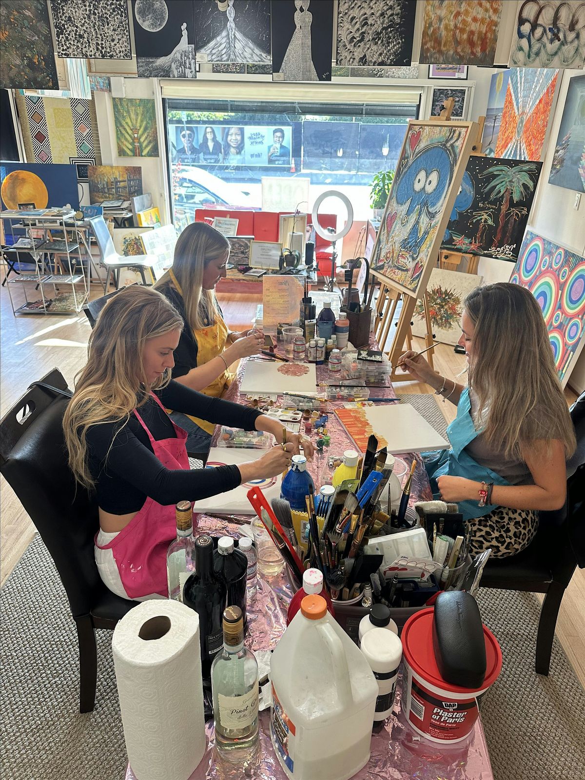 Paint and Sip. Things to do in LA. Paint&Sip Night at AzziArt Gallery LA! | Event in Los Angeles | AllEvents