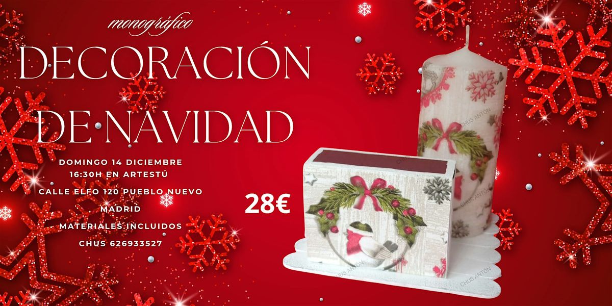 Decoración Navideña hecha por ti, 14 December | Event in Madrid | AllEvents