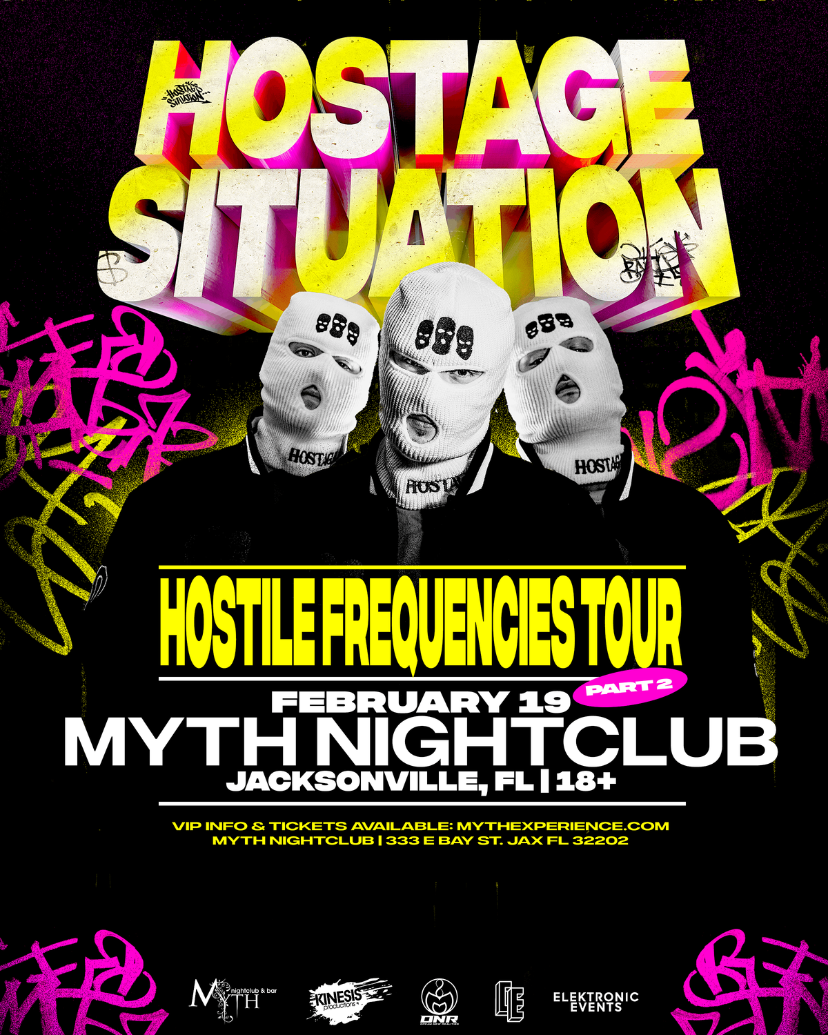 Electronic Thursdays Presents: Hostage Situation | 2.19.26, 19 February | Event in Jacksonville | AllEvents