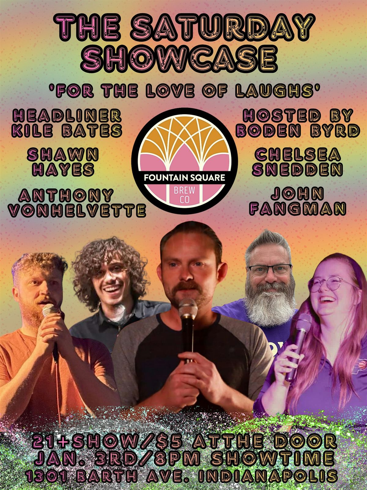 The Saturday Showcase @ FSB, 3 January | Event in Indianapolis | AllEvents