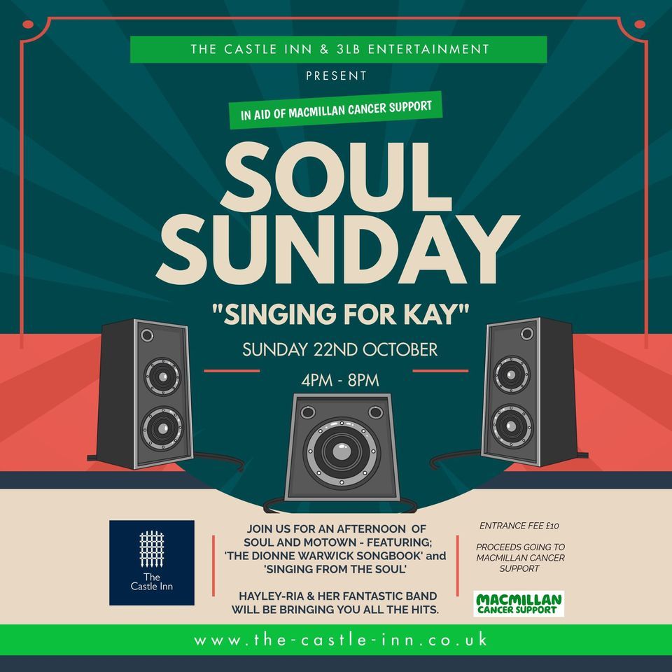 SOUL SUNDAY , The Castle Inn, Castle Donington, 22 October 2023