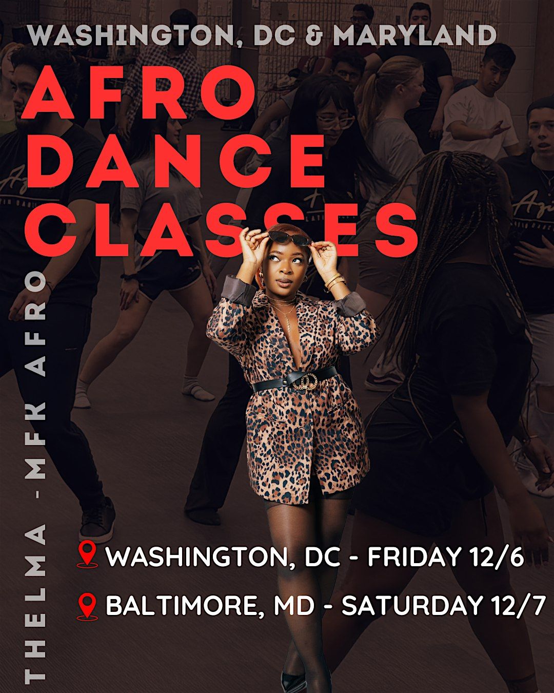 Beginner Afro-dance class  with Thelma - Last class of the year, 6 December | Event in Baltimore | AllEvents