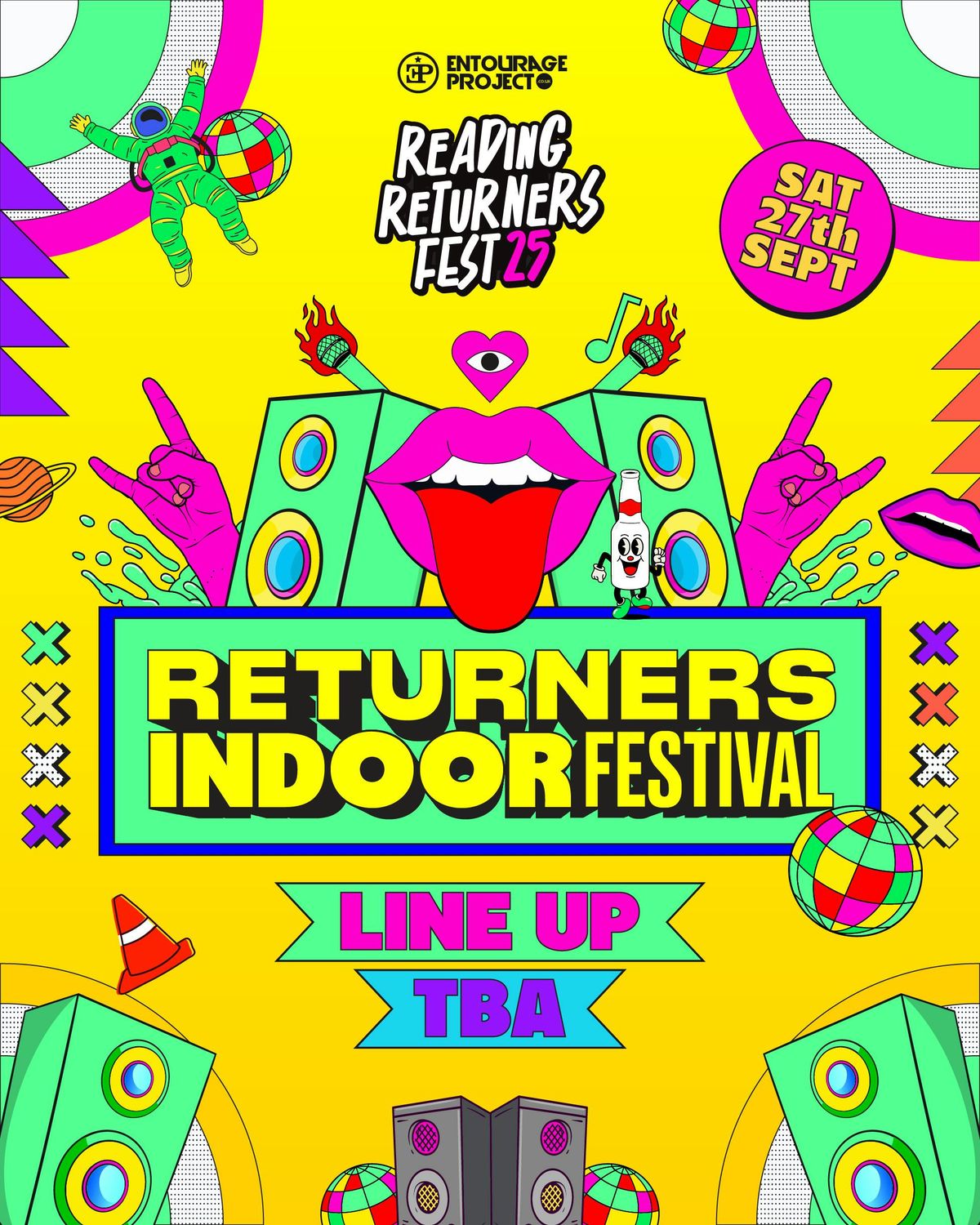 Returners Indoor Festival @ 3SIXTY (PART OF RETURNERS FEST 25), 27 September | Event in Earley | AllEvents