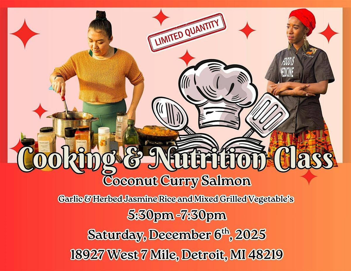 Cooking & Nutrition Class, 6 December | Event in Detroit | AllEvents