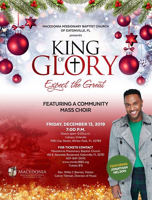 Mmbc King Of Glory Christmas Concert At Calvary Orlando Winter Park