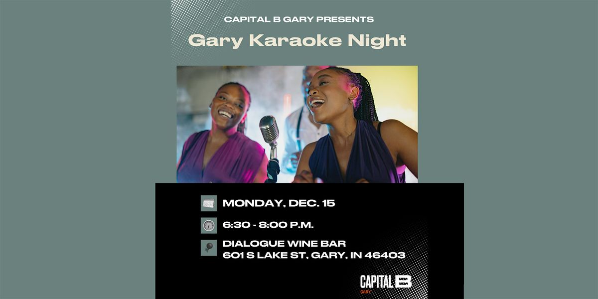 Gary Karaoke, 15 December | Event in Gary | AllEvents