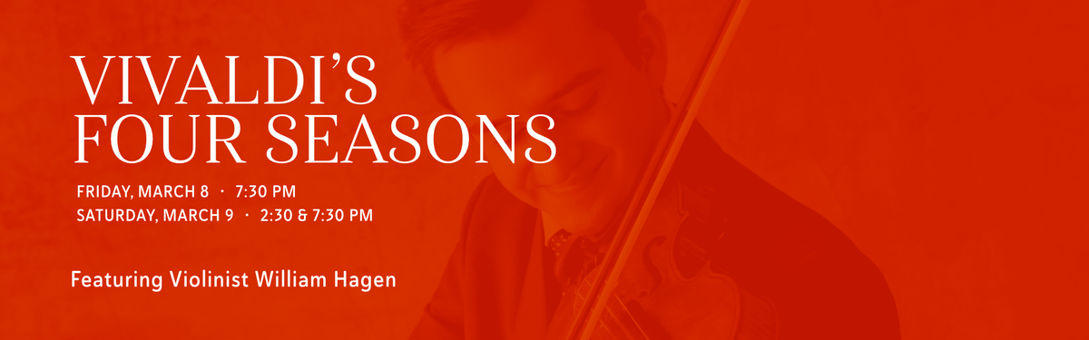 Seattle Symphony - Vivaldi The Four Seasons at Benaroya Hall - Taper Auditorium, 1 May | Event in Seattle