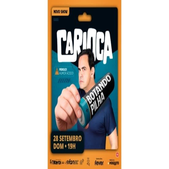 CARIOCA - “Botando Pilha”, 28 September | Event in Niterói | AllEvents