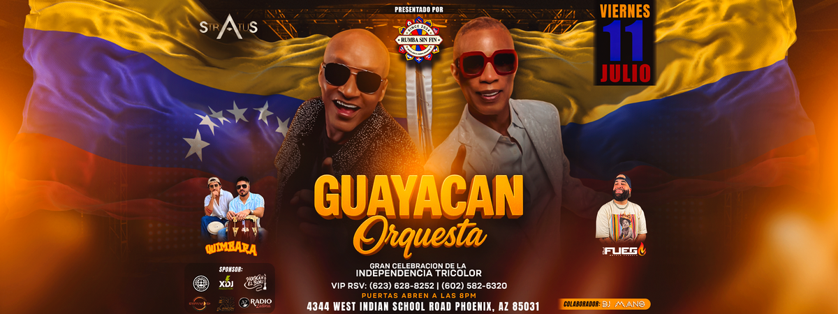 ORQUESTA GUAYACAN, 11 July | Event in Phoenix | AllEvents
