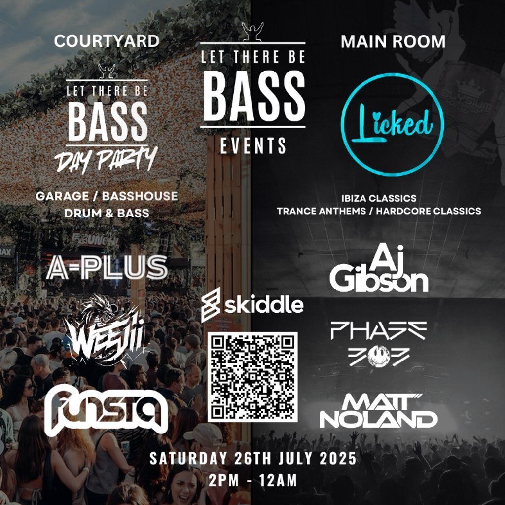 Let There Be Bass Day Party @ Elysium, 26 July | Event in Northampton | AllEvents