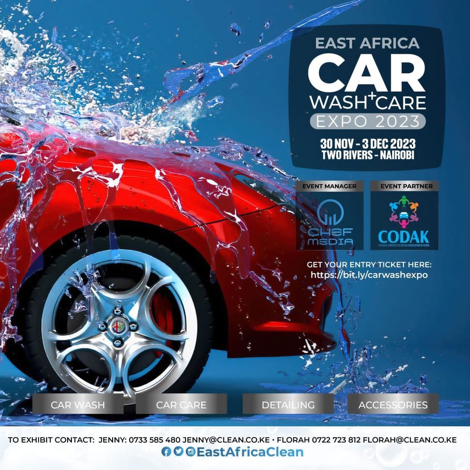 Carwash and Care Expo 2023, Two Rivers Mall, Nairobi, 30 November to 3