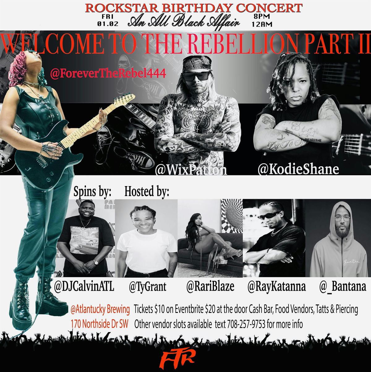 Welcome to the Rebellion 2, 2 January | Event in Atlanta | AllEvents