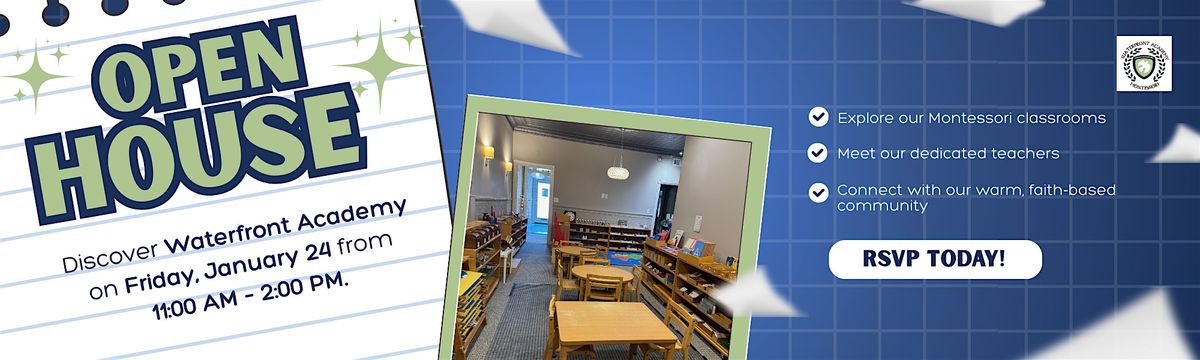 Waterfront Academy's Open House, 24 January | Event in Washington | AllEvents