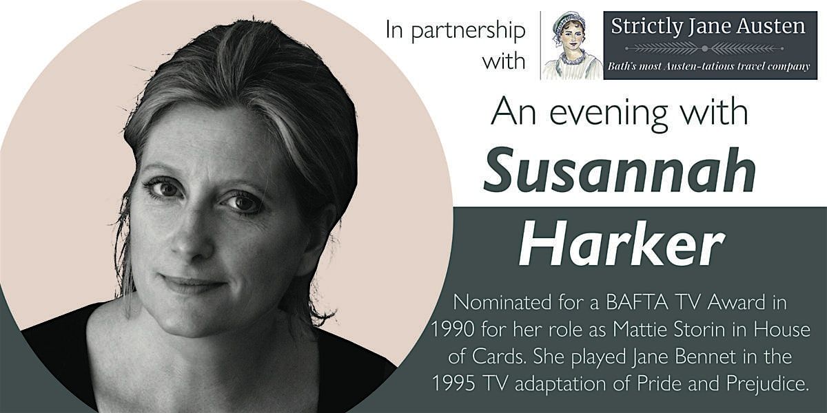 Jane Austen at 250: An Evening with Susannah Harker, 14 December | Event in Bath | AllEvents