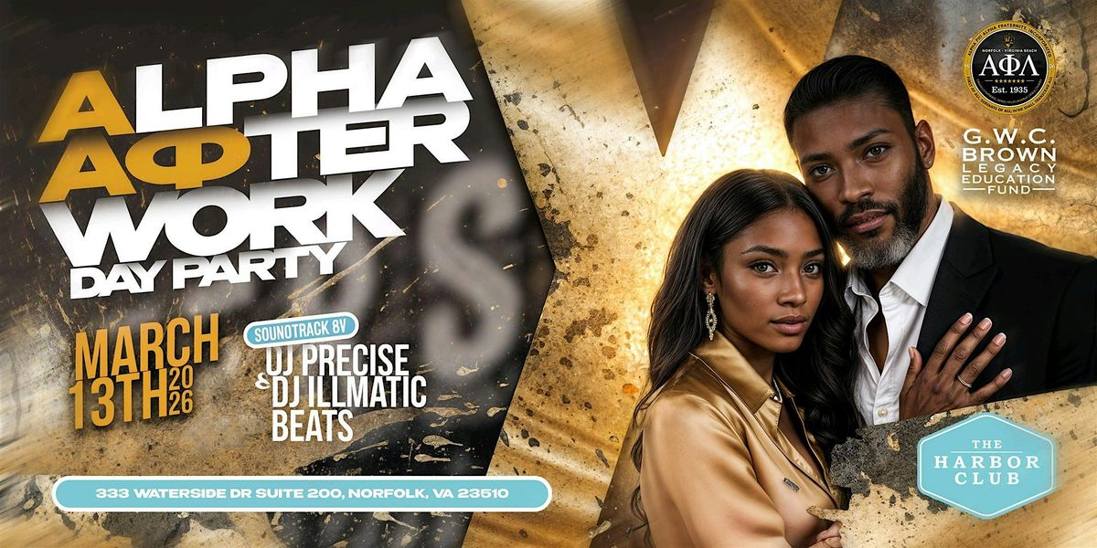 Alpha After Work Day Party, 13 March | Event in Norfolk | AllEvents