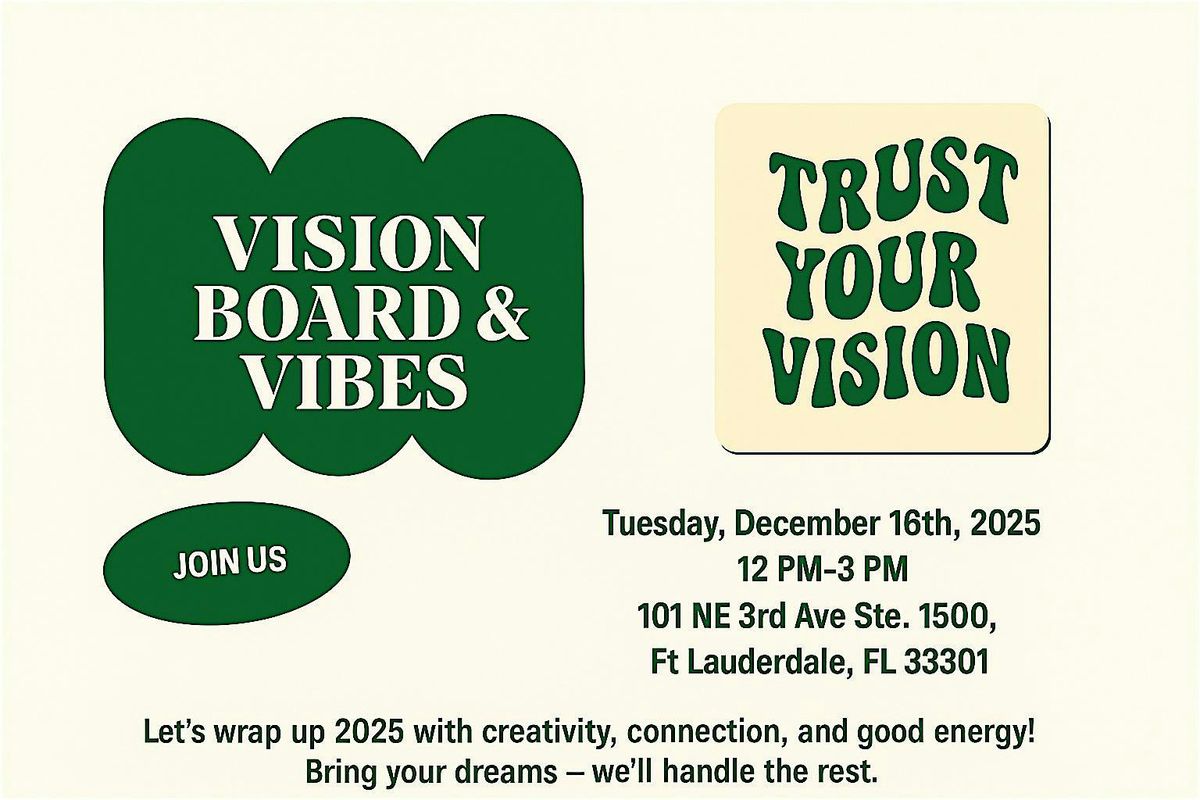 Vision Board & Vibes, 16 December | Event in Fort Lauderdale | AllEvents