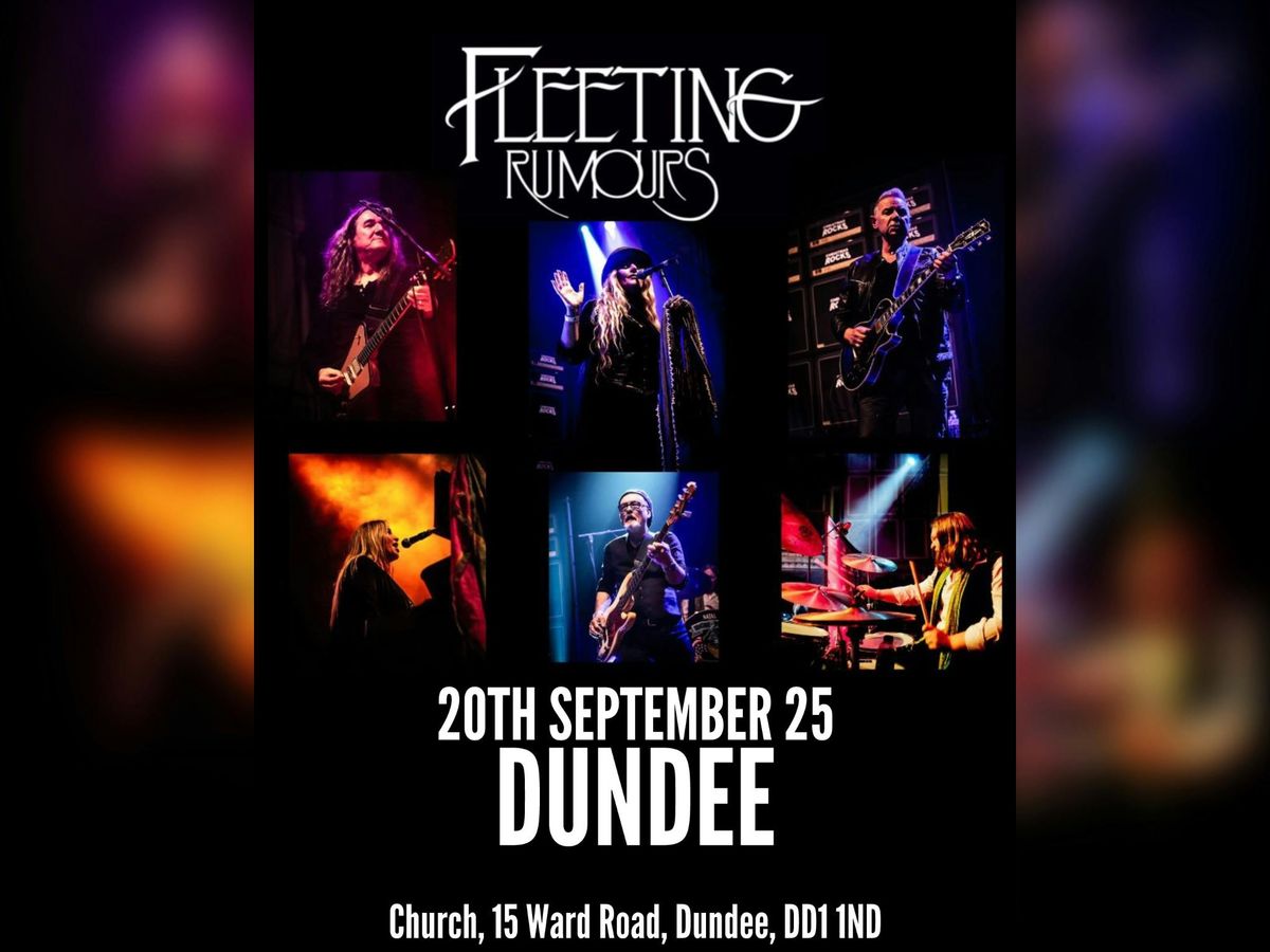 Fleeting Rumours Live, 20 September | Event in Dundee | AllEvents