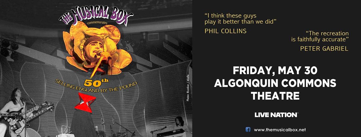 The Musical Box, 12 June | Event in Wilmington | AllEvents