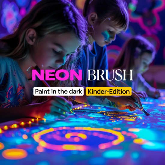 Neon Brush Kids: Ein Neon-Malkurs für die Familie, 14 June | Event in Hamburg | AllEvents