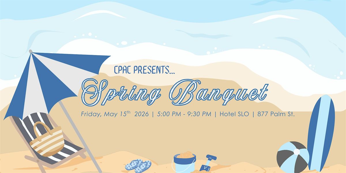 CPAC Spring Banquet 2026 - Firm/Faculty Registration, Hotel San Luis ...