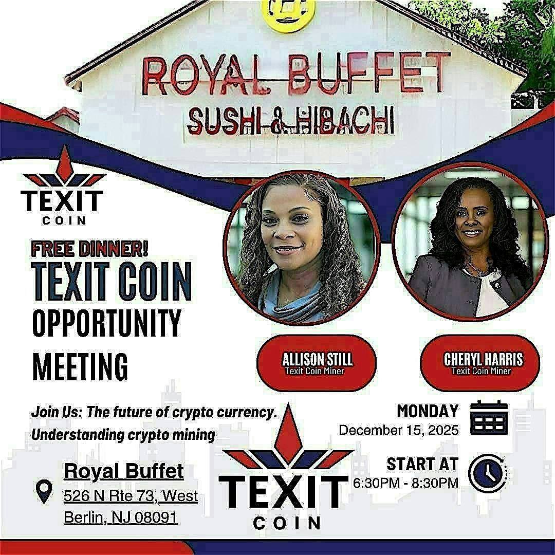 FREE TexitCoin Informational Session, 15 December | Event in Berlin Township | AllEvents