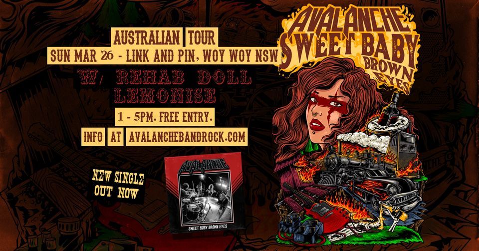 AVALANCHE Sweet Baby Brown Eyes Single Launch WOY WOY w/ Rehab Doll