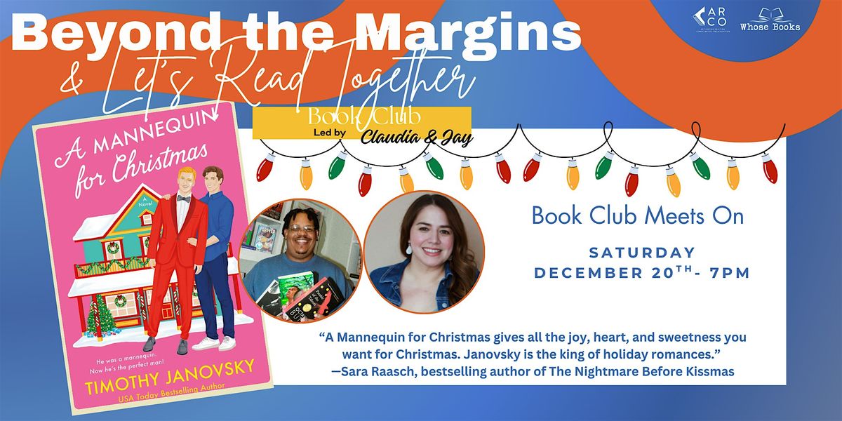 Beyond the Margins & Let’s Read Together Book Club, 20 December | Event in Dallas | AllEvents