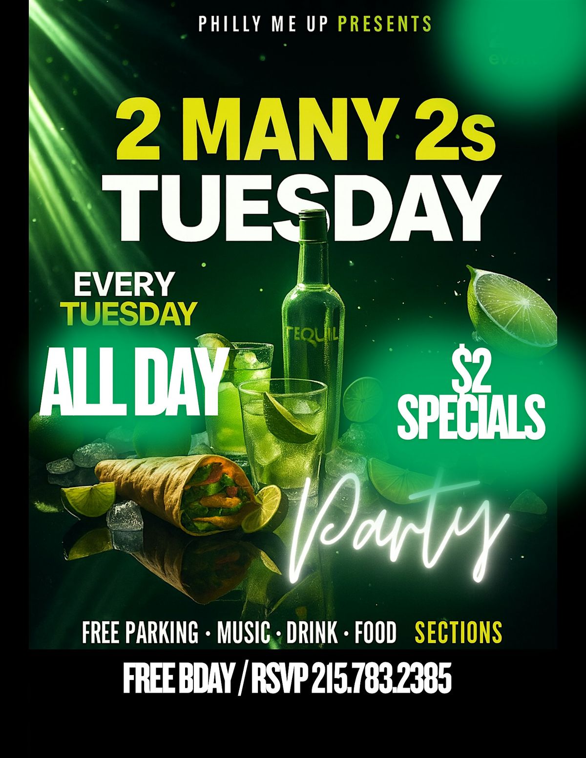 2 Many 2’s Tuesday | Event in Riverdale | AllEvents