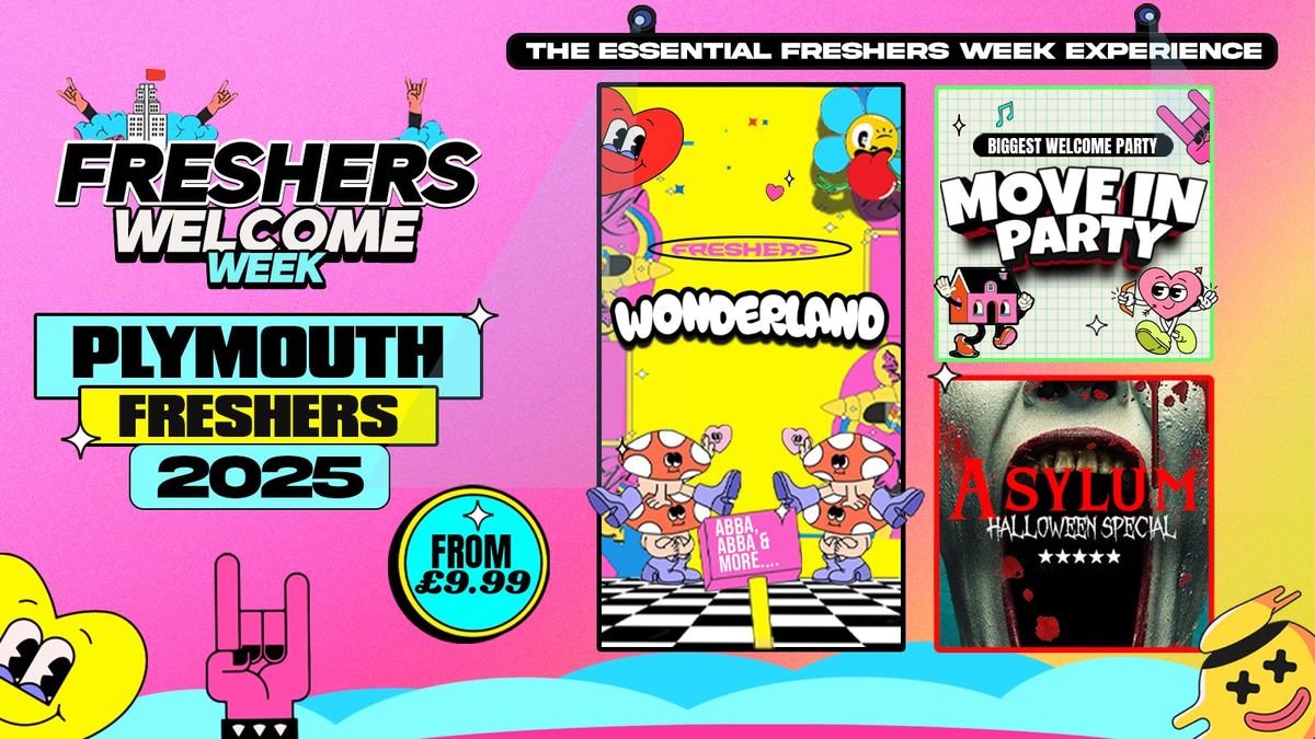 PLYMOUTH WELCOME WEEK 2025🎓⚡  3 EVENTS Save £££ - Plymouth's Biggest Freshers Events!💖, 14 September