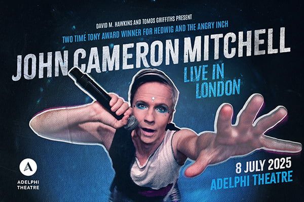 An Evening with John Cameron Mitchell, 8 July | Event in London | AllEvents